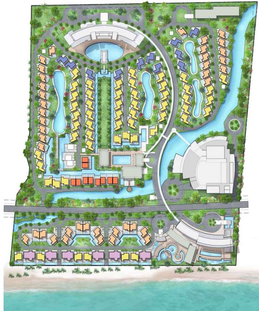 Mặt bằng dự án Wyndham Tropicana Long Hải 