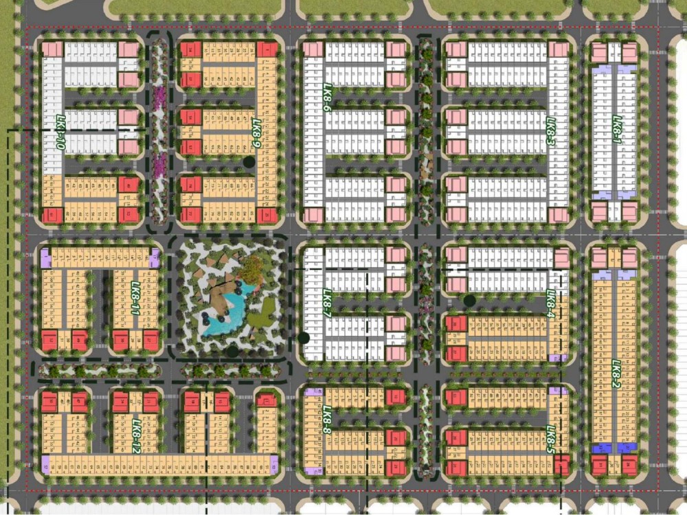 Mặt bằng khu đô thị KVG The Capella Garden