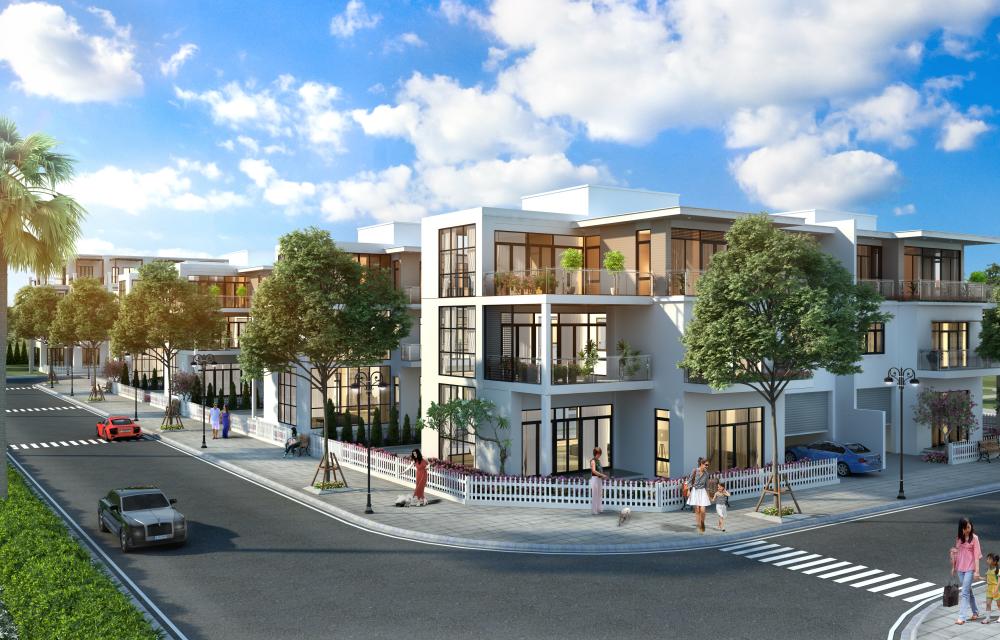 Thiết kế biệt thự song lập dự án TNR Stars Hiệp Hoà Bắc Giang