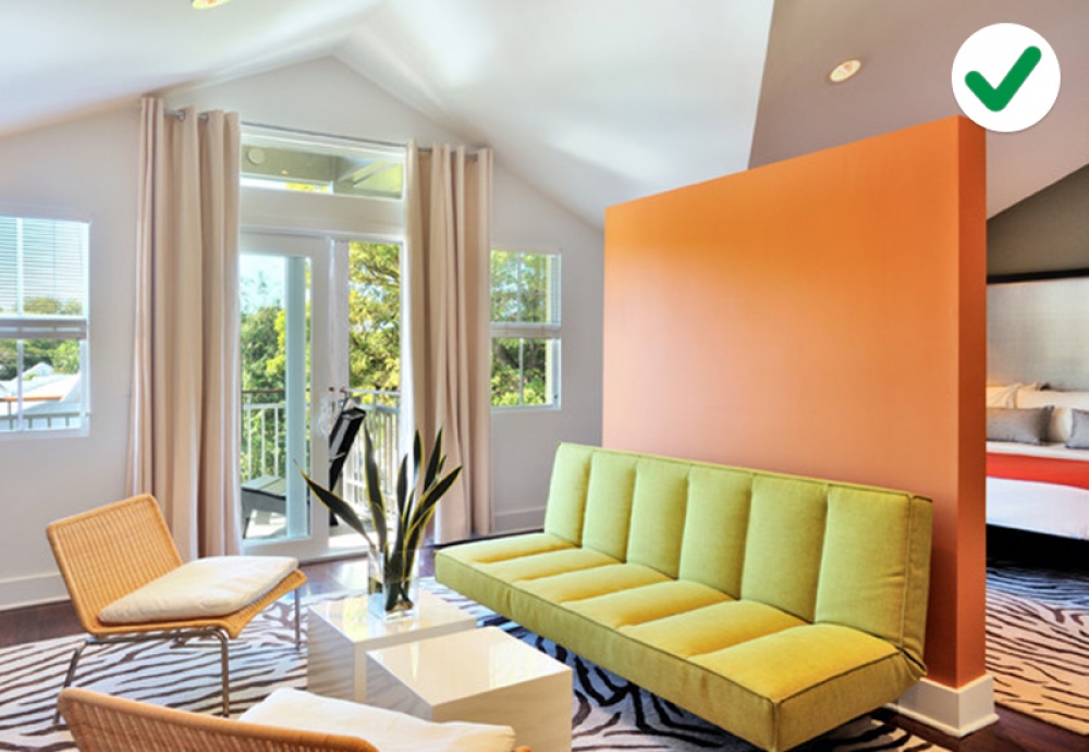 phòng khách bắt mắt