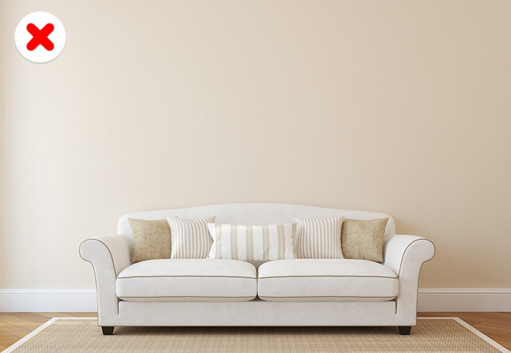 phòng khách màu be