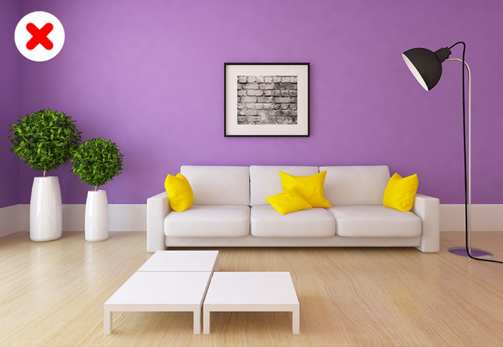 màu sàn nhà không phù hợp