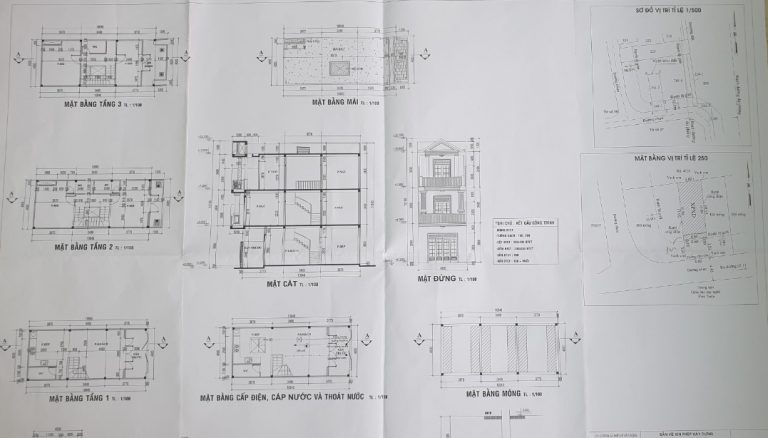 Bản vẽ thiết kế nhà