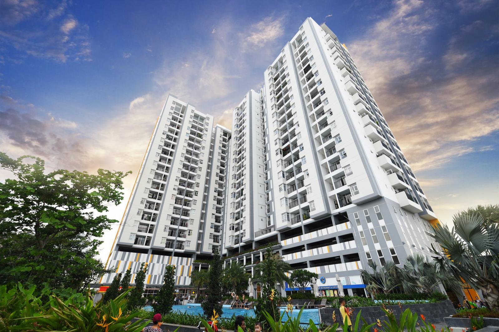 Phối cảnh một dự án căn hộ tại Bình Dương