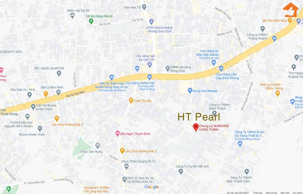 Vị trí tiềm năng dự án HT Pearl Dĩ An Bình Dương