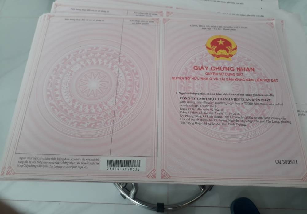 Sổ dự án Nam Thịnh Phát Center