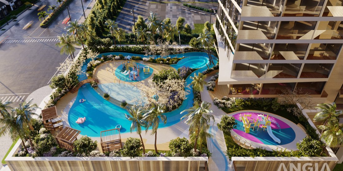 Tiện ích Hồ bợi của căn hộ The Sóng Vũng Tàu