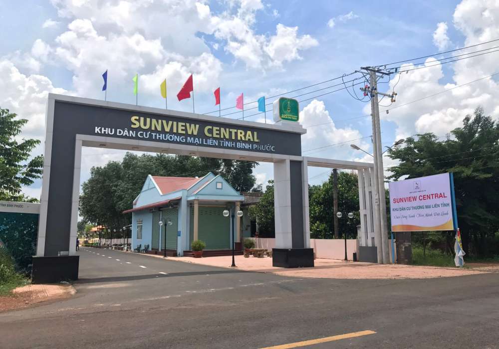 Công chính dự án Sunview Central Bình Phước
