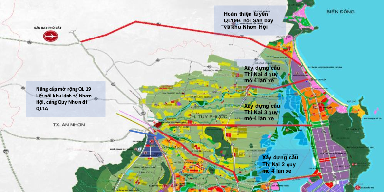 Quy hoạch giao thông tại Nhơn Hội