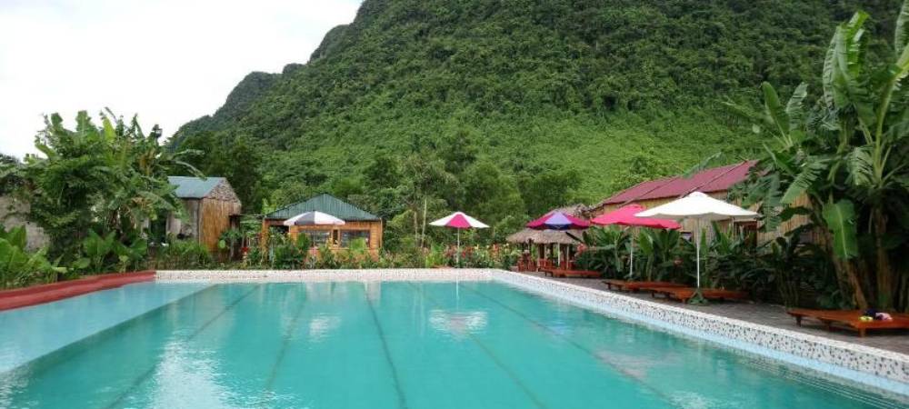 Hồ bơi dự án Farmstay G7 Bà Rịa