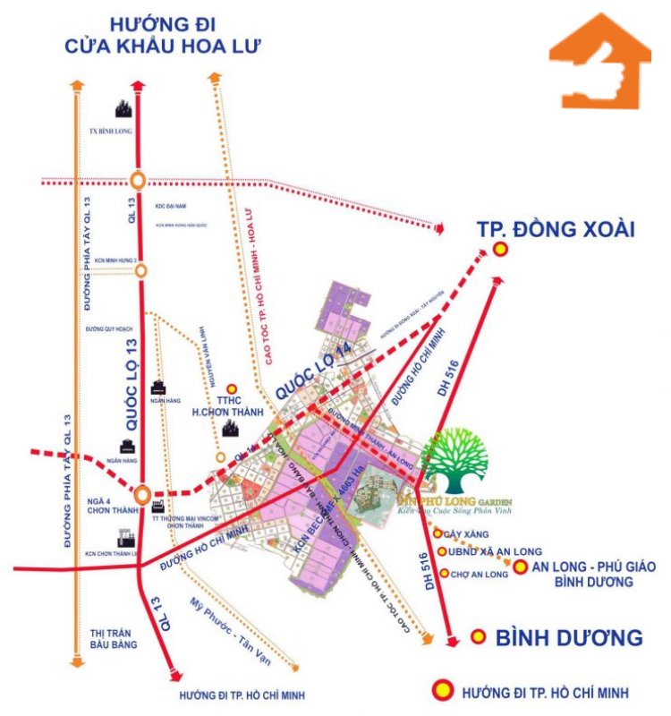 Vị trí dự án An Phú Long Garden