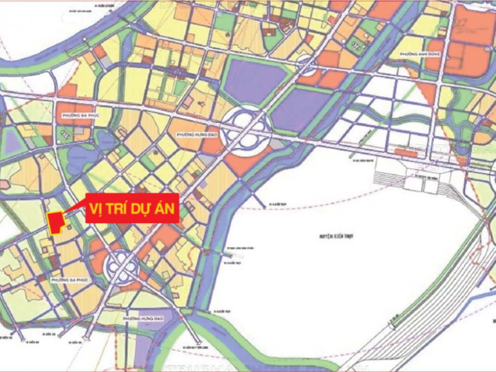 Vị trí dự án Đa Phúc Central Park Hải Phòng