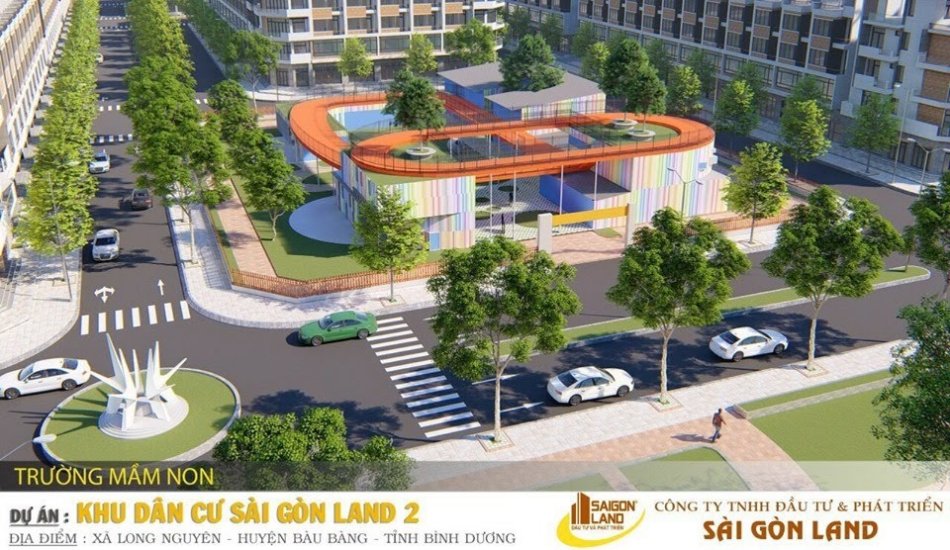 Trường mầm non dự án Center City 3 Bàu Bàng Bình Dương