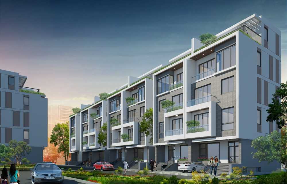 Phối cảnh nhà phố Lavender City