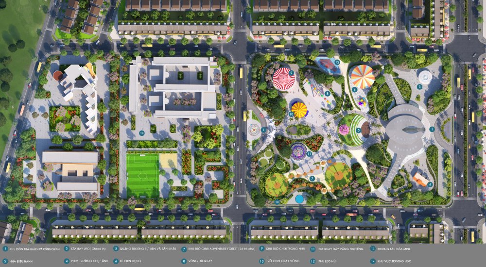 Tiện ích phong phú, trải nghiệm muôn màu tại Gem Sky World