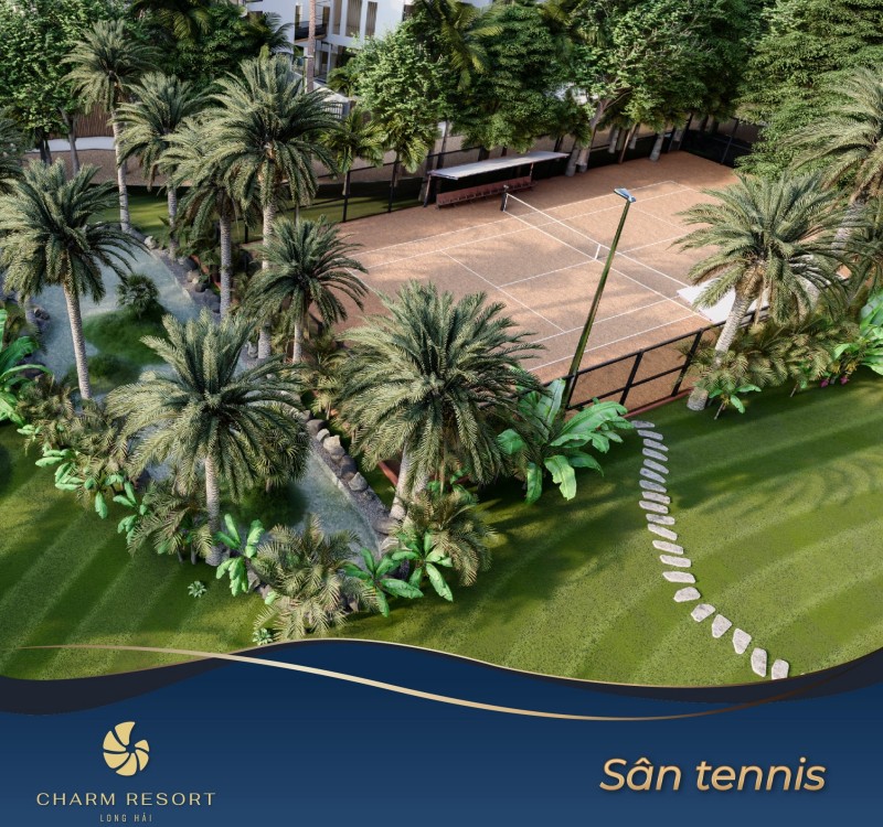 Phối cảnh Sân tennis