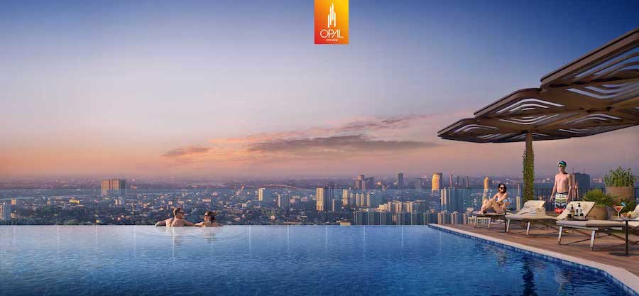 Hồ bơi tràn bờ