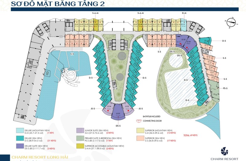 Sơ đồ mặt bằng tầng 2