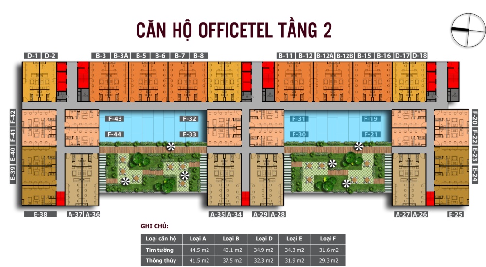 Mặt bằng căn hộ Charmington La Pointe