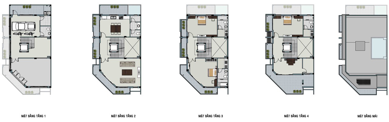 Thiết kế lô góc dự án Him Lam Green Park  