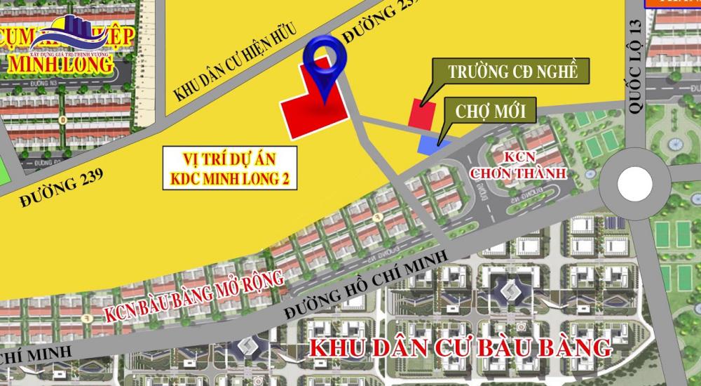 Vị trí dự án Minh Long City 2