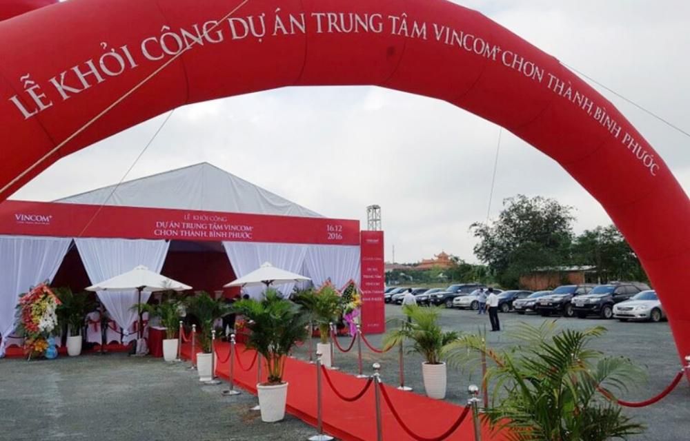 Lễ khởi công dự án trung tâm Vincom Chơn Thành