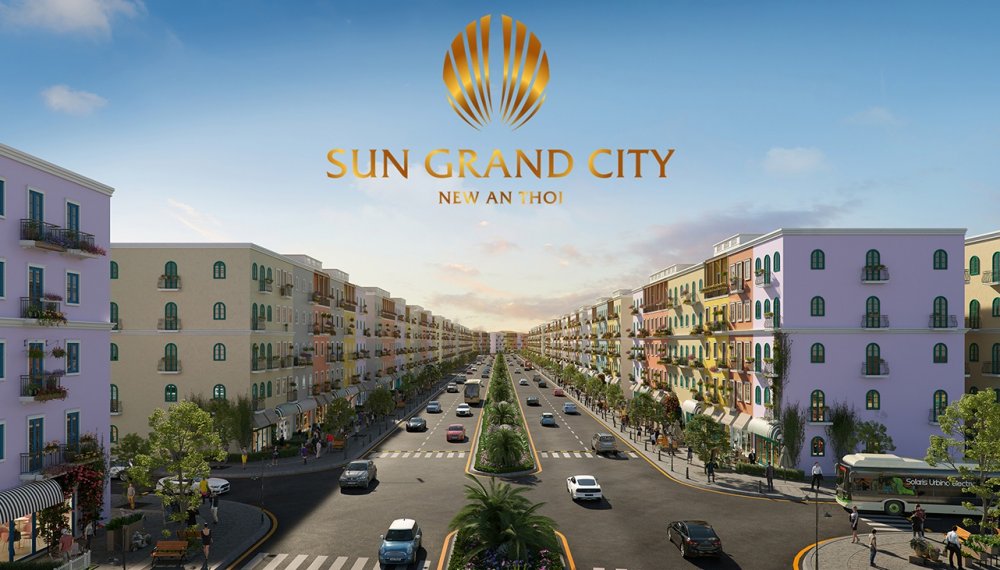 Trục đường chính dự án Sun Grand City New An Thới Phú Quốc