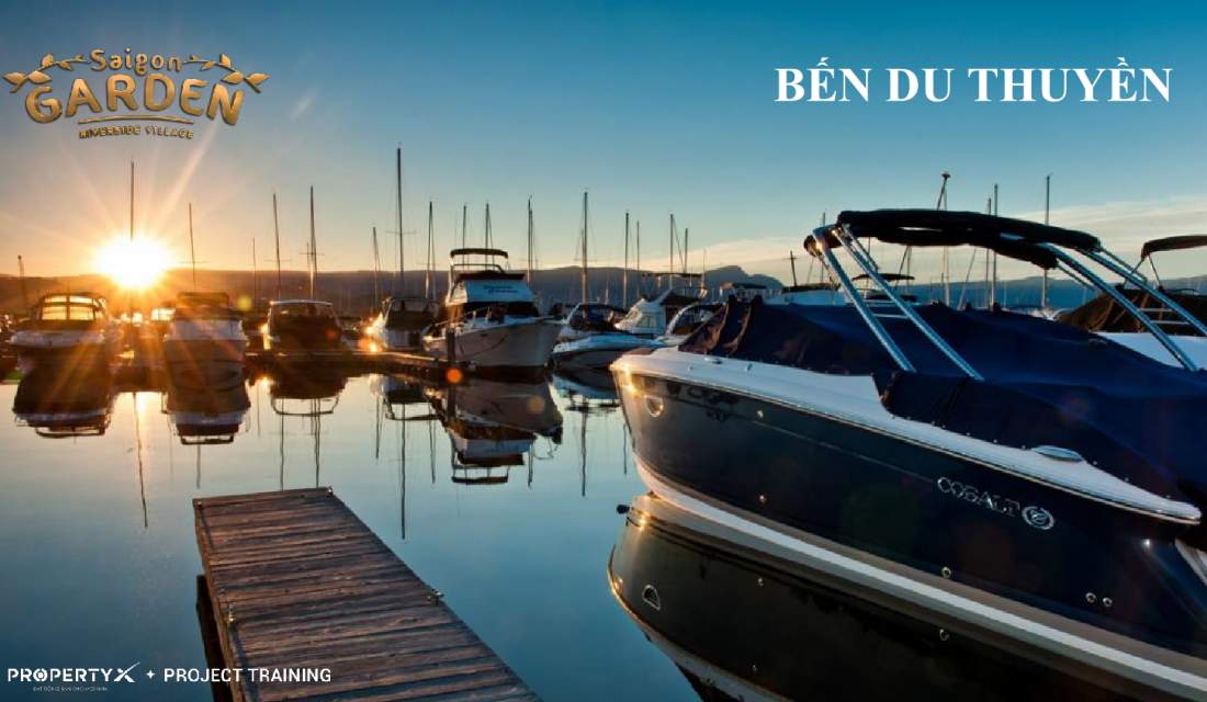 Bến du thuyền dự án Saigon Garden Riverside Village