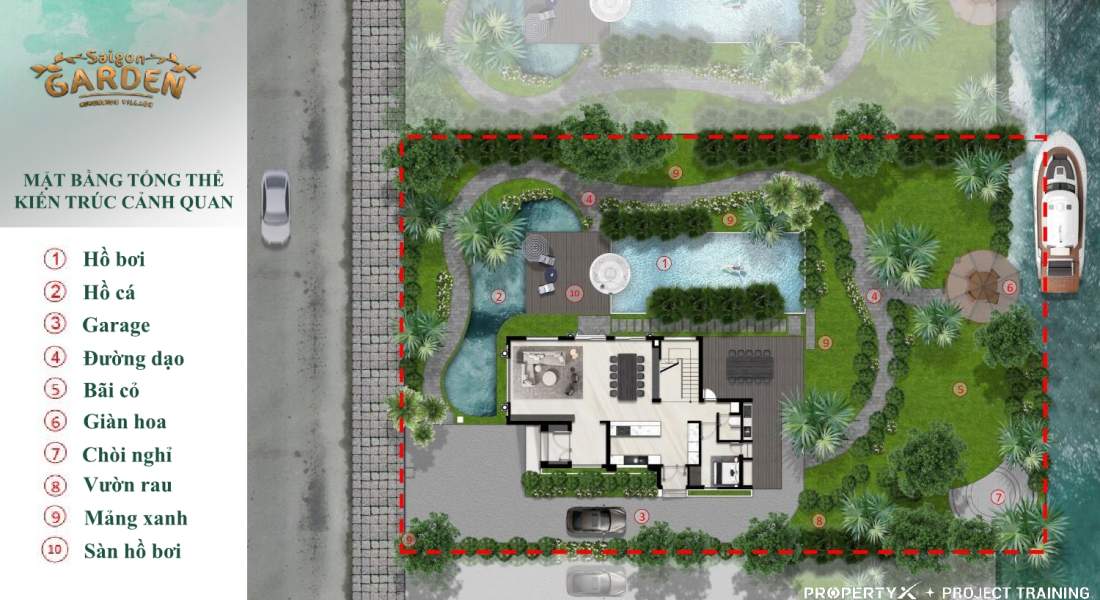 Mặt bằng Tổng thể Saigon Garden Riverside Village
