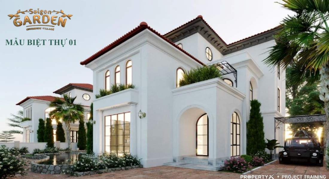 Nhà mẫu biệt thự 01 Saigon Garden Riverside Village
