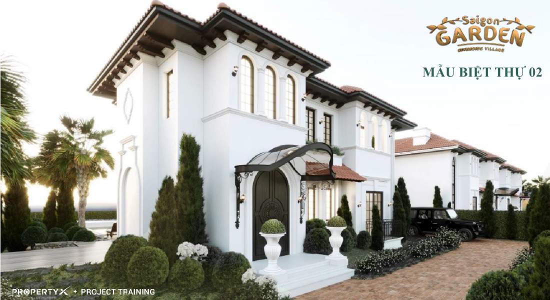 Nhà mẫu biệt thự 02 Saigon Garden Riverside Village