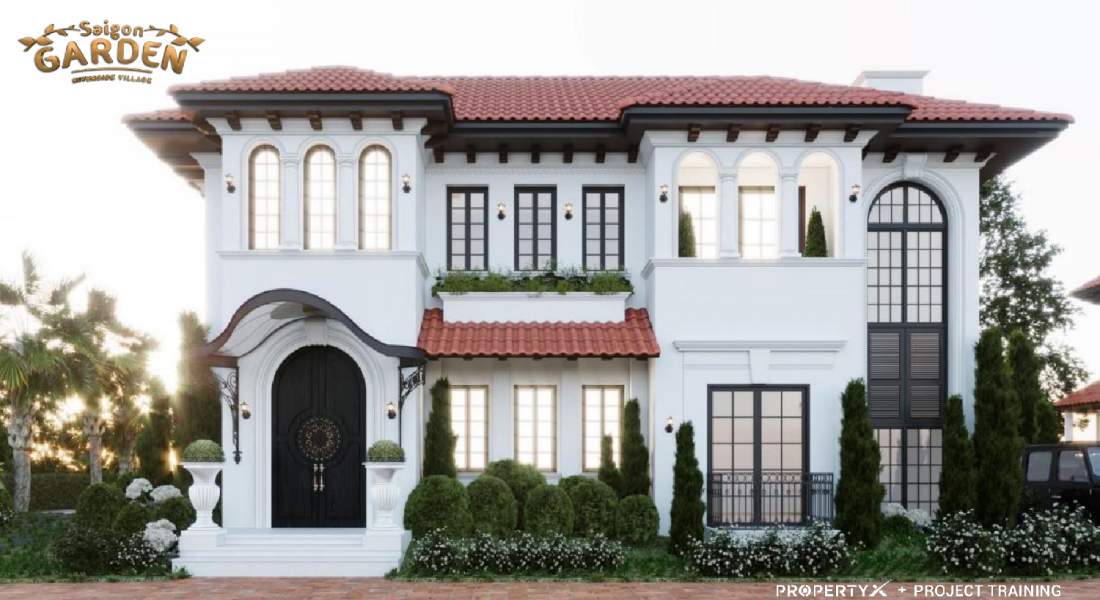 Nhà mẫu biệt thự Saigon Garden Riverside Village