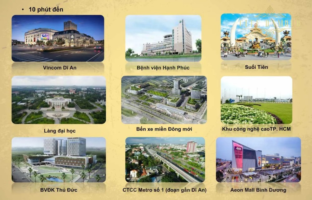 Tiện ích ngoại khu của dự án Cité D’amour Đông Hưng