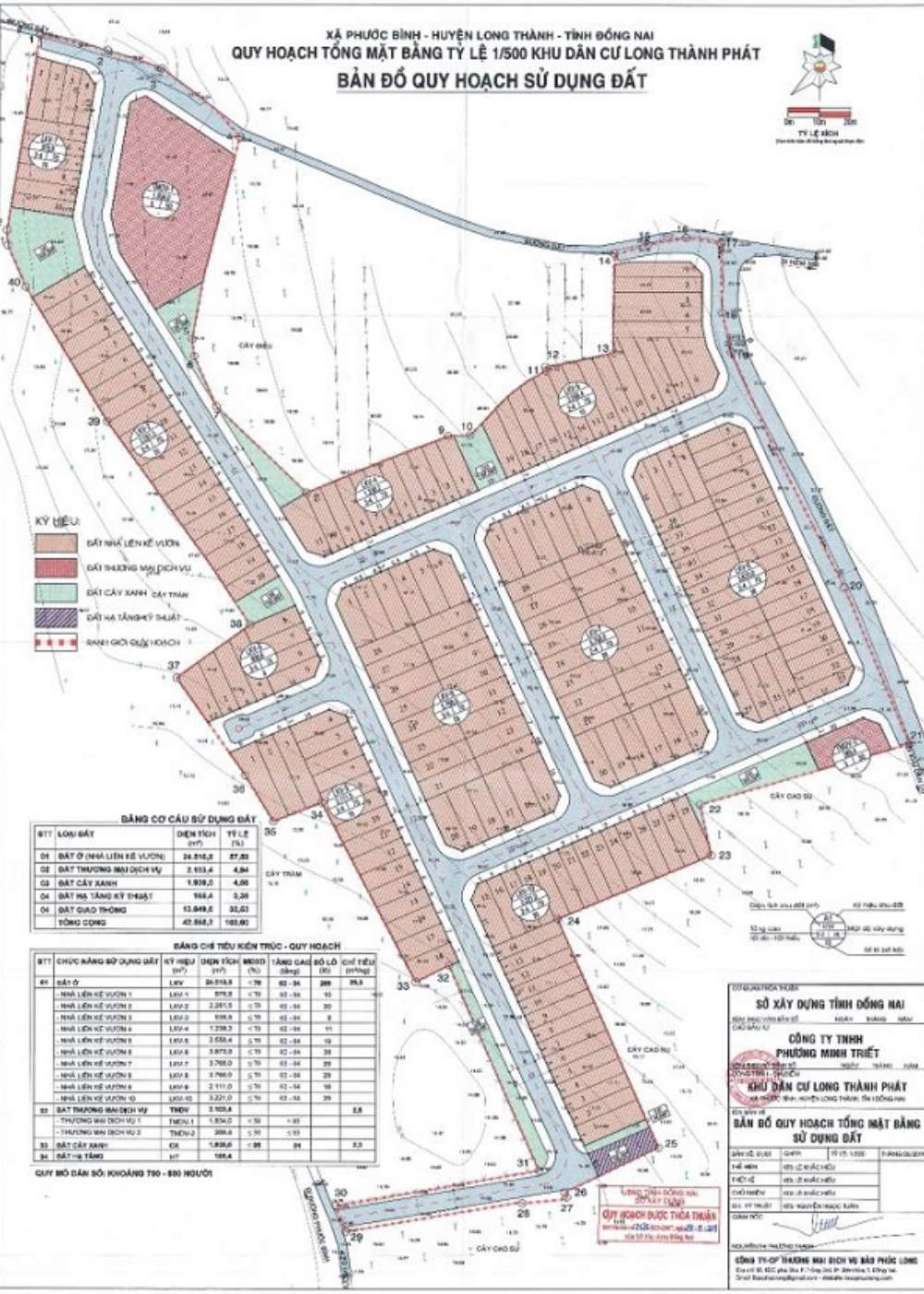 Mặt bằng dự án Long Thành Phát Residence