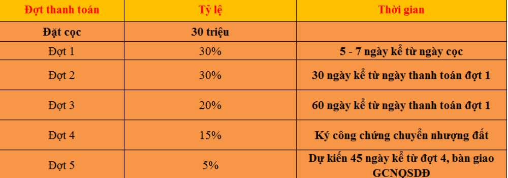 PTTT dự án Long Thành Phát Residence