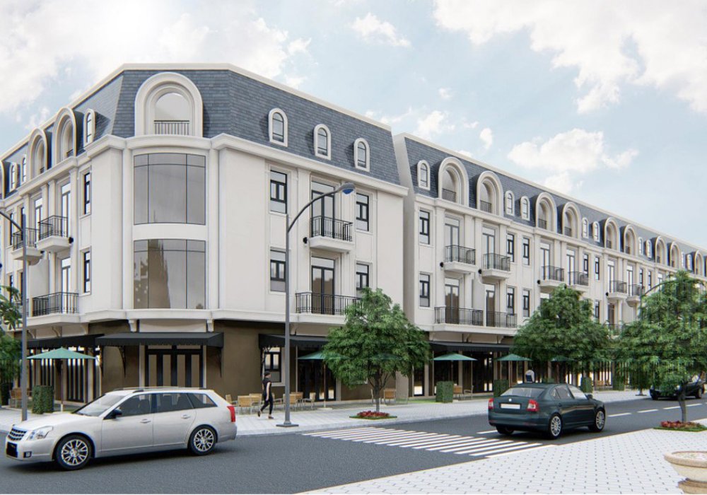 Phối cảnh nhà phố Icon Central Bình Dương