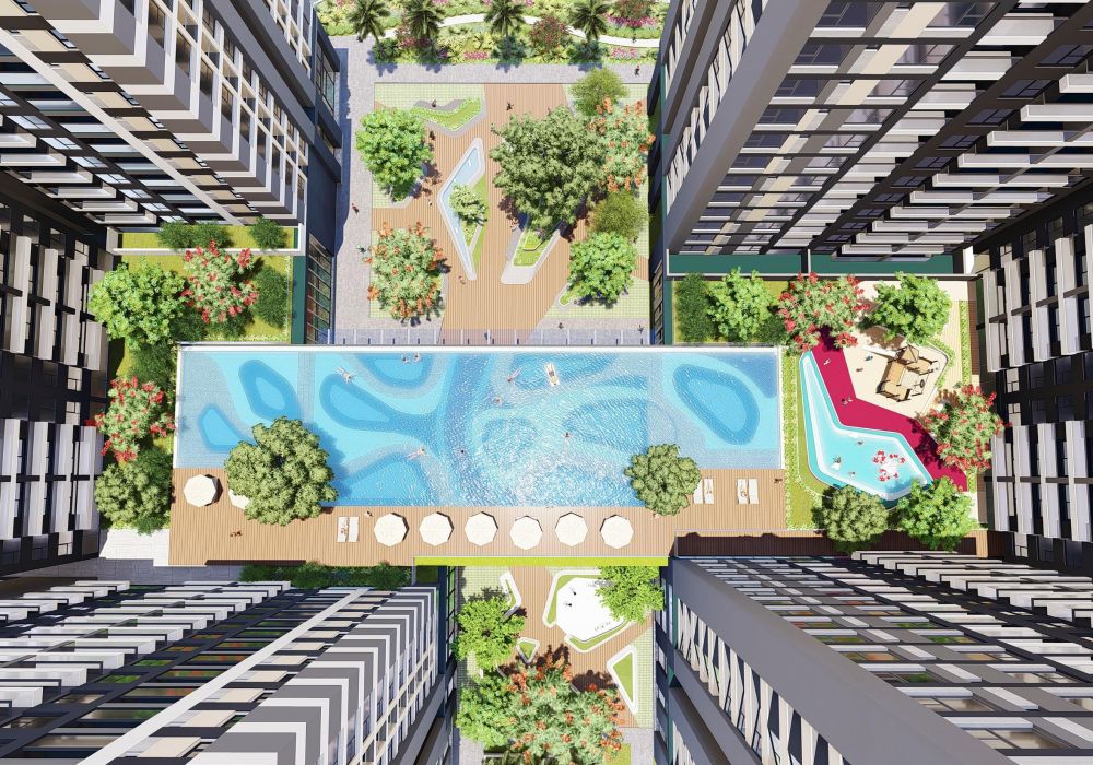 Hồ bơi căn hộ Vũng Tàu Pearl Hưng Thịnh