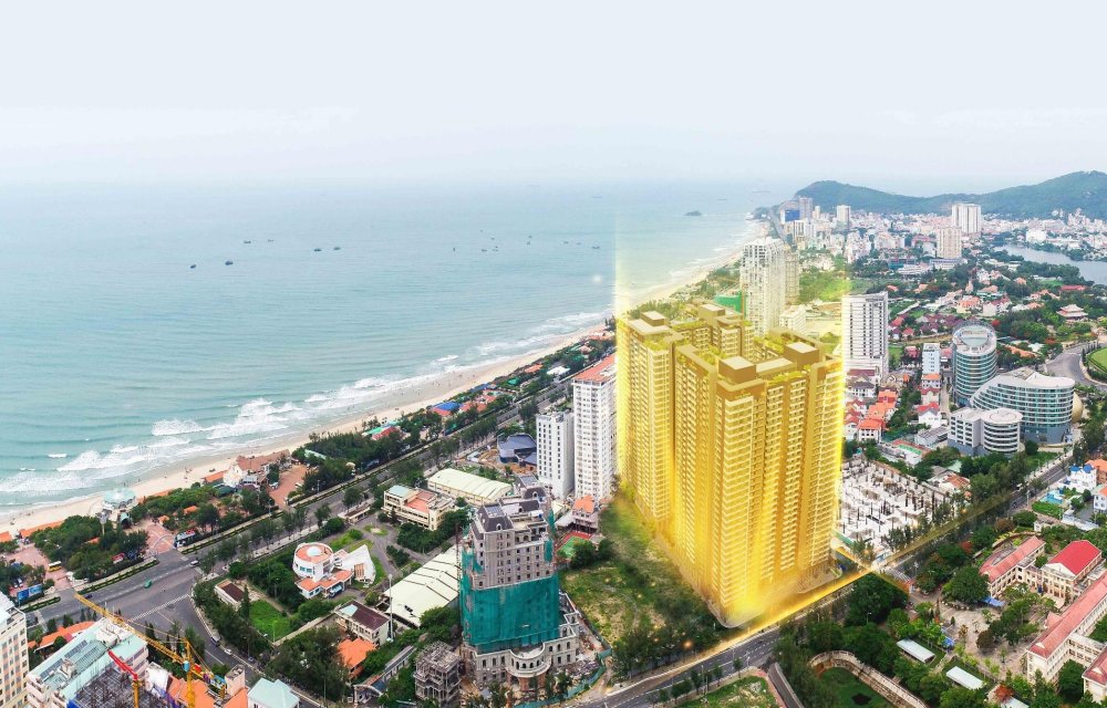 Vị trí căn hộ Vũng Tàu Pearl sạt biển Vũng Tàu