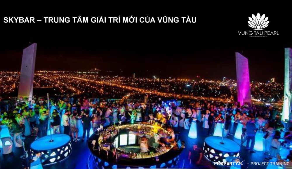 SkyBar ở trung tâm Vũng Tàu Pearl