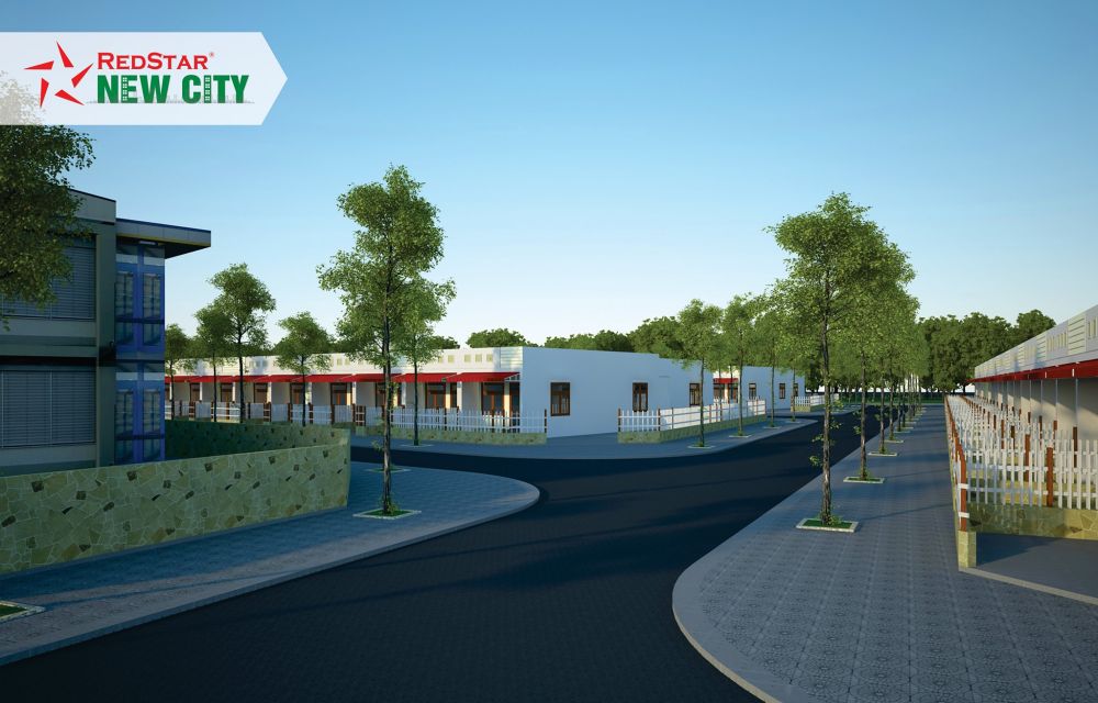 Phối cảnh hạ tầng dự án đất nền Redstar New City Bà Rịa Vũng Tàu