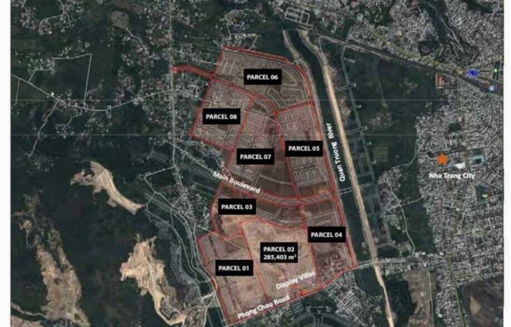 Mặt bằng phân lô dự án KVG Premium Residences Nha Trang