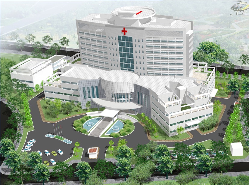 Hệ thống bệnh viện tại dự án khu nhà ở Đại Nam Bình Dương