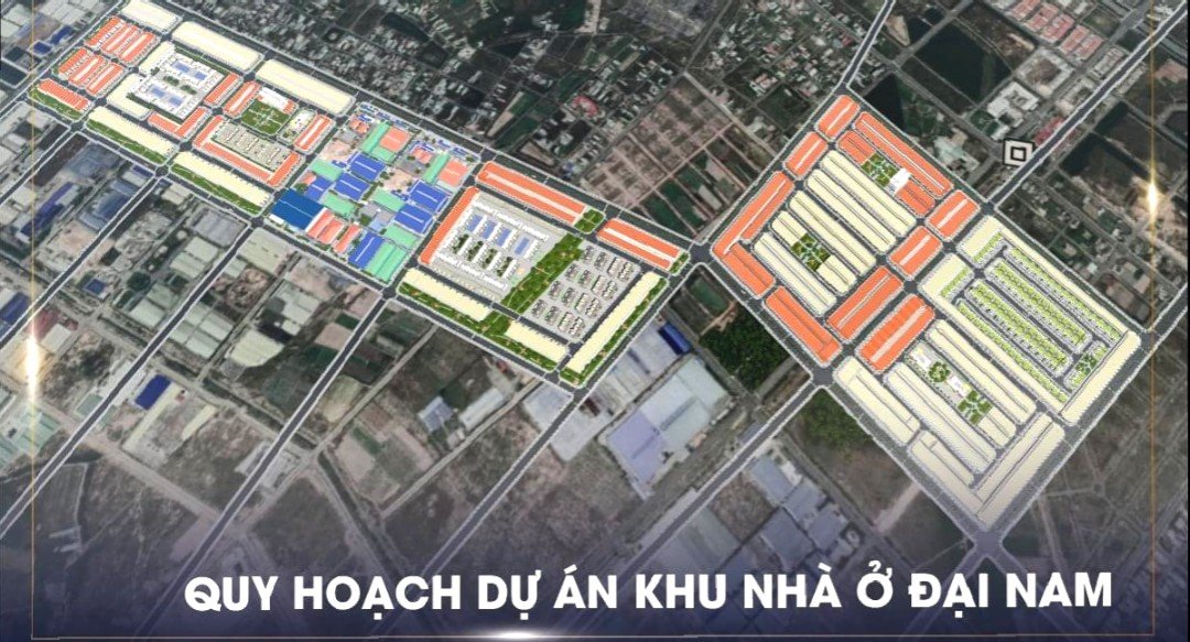 Vị trí quy hoạch dự án khu nhà ở Đại Nam Bình Dương