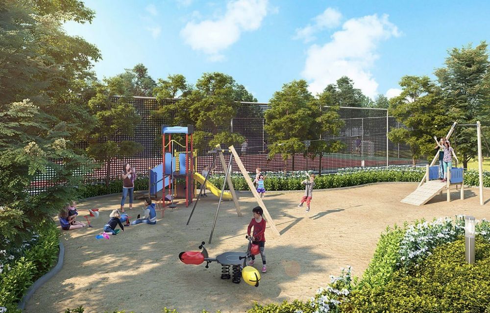 Công viên của dự án căn hộ West Gate Bình Chánh