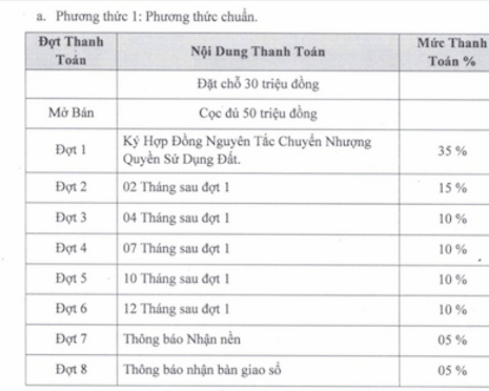 Bảng giá dự án River Central Park Long An