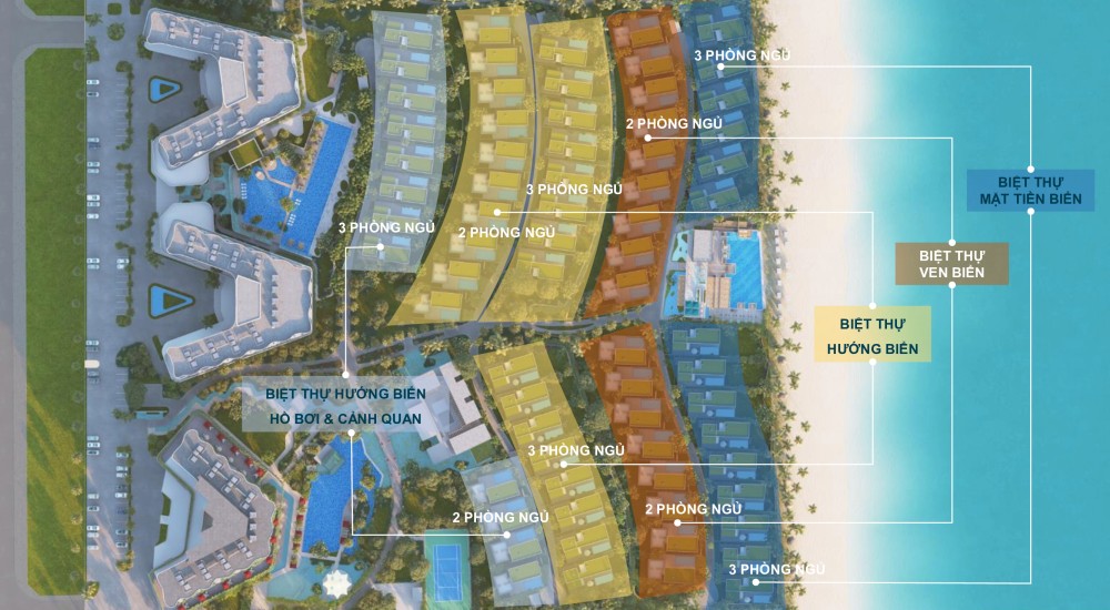 Mặt bằng dự án Shantira Beach Resort & Spa Quảng Nam