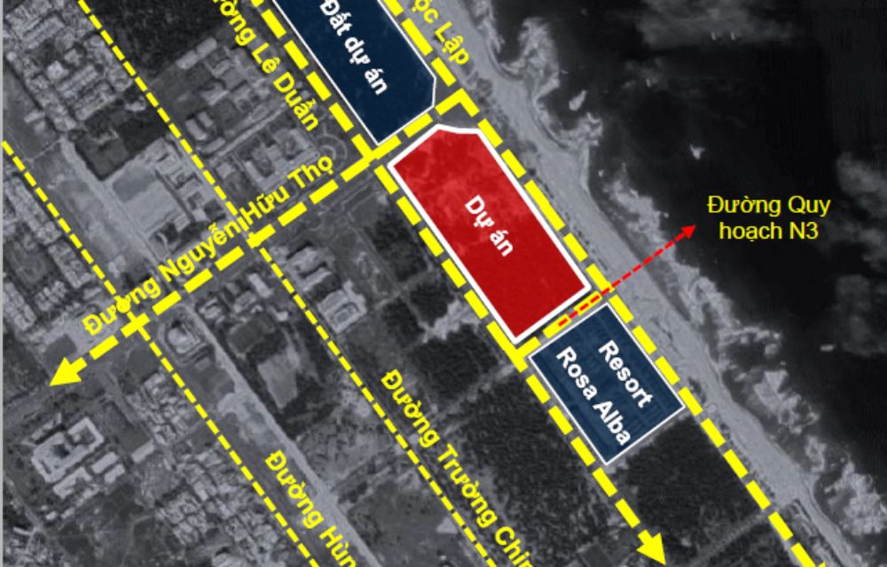 Vị trí tổ hợp nghĩ dưỡng Thera Premium Phú Yên