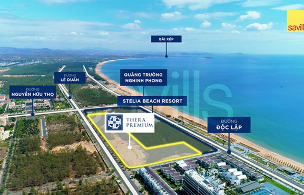 Vị trí tổ hợp nghĩ dưỡng Thera Premium Phú Yên