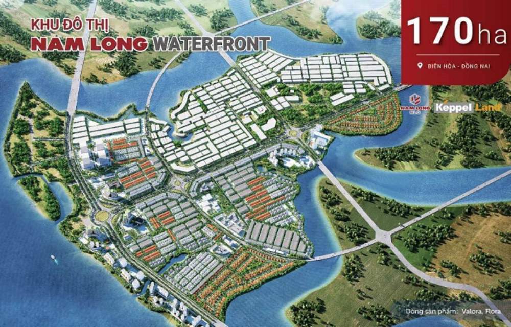 Mặt bằng khu đô thị Waterfront City Đồng Nai