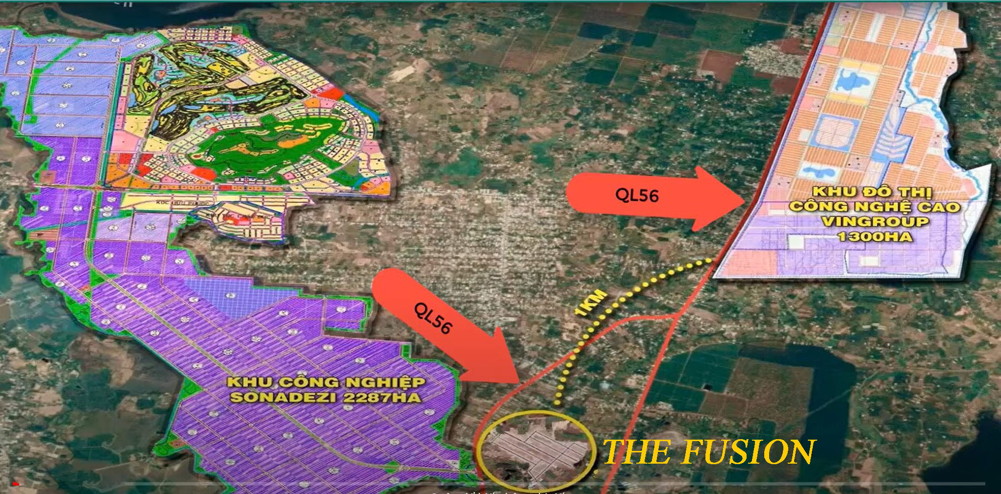 Với lợi thế nằm bên cạnh Công Nghệ Cao 800ha của VinGroup, và gần nút cao tốc Biên Hòa – Vũng Tàu (dự kiến thời gian khởi công quý 3/2021)